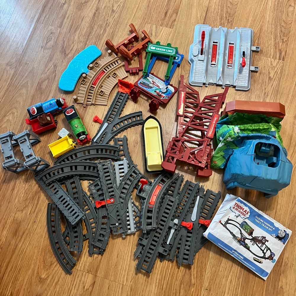 Complete Talking Thomas & Friends Percy Train Set
